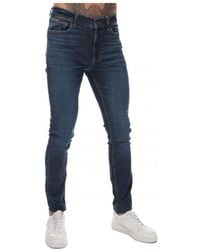 Tommy Hilfiger - Simon Skinny Jeans Voor , Donkerblauw - Lyst