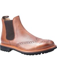 Cotswold - Siddington Commando Leren Bruine Laarzen - Lyst