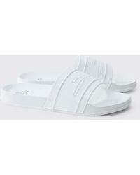 BoohooMAN - Bm Autograph Sliders - Lyst