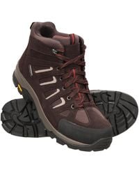 Mountain Warehouse - 'Vertex' Extreme Vibram Boots With Deep Lugs Waterproof Breathable Boot Leather - Lyst