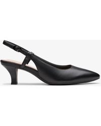 Clarks - Kepley Lane Zwarte Leren Schoenen - Lyst