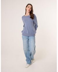 Blue Vanilla - Lurex Puffball High Neck Blouse - Lyst