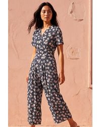 Roman - Petite Crop Jumpsuit - Lyst