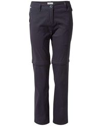 Craghoppers - Ladies Kiwi Pro Ii Convertible Trousers (Dark) - Lyst