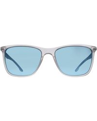 Quiksilver - Rectangle Matte Clear Mirrored Qs4009 - Lyst