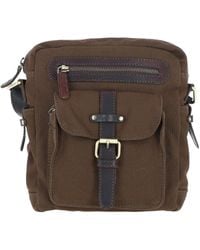 Fenland Sheepskin - Exquisite Real Leather X Canvas Body Bag - Lyst