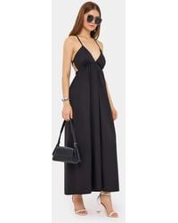 Hiccup - Cotton Maxi Dress With Spaghetti Straps And Tie-Back - Lyst