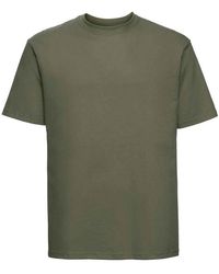 Russell - Ringspun Cotton Classic T-Shirt - Lyst