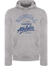 Russell - Logo Hoodie Cotton - Lyst
