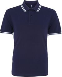 Asquith & Fox - Classic Fit Tipped Polo Shirt - Lyst