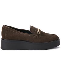 Carvela Kurt Geiger - Suede Vista Loafer Loafers - Lyst