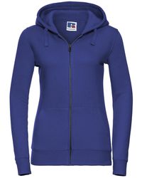 Russell - Ladies Authentic Full Zip Hoodie (Bright Royal) - Lyst