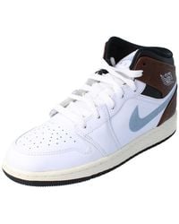 Nike - Air Jordan 1 Mid Se Gs Trainers Fq8162 Sneakers Shoes - Lyst