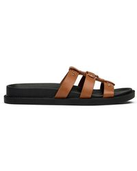 SOLESISTER - Honey Footbed Sandals - Lyst