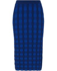 BOSS - Damesrok Farkle In Blauw - Lyst