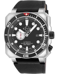 Gv2 - Xo Submarine, Ss Case, Ss/Blk/ Bezel, Dial, Handmade Italian Leather Strap - Lyst