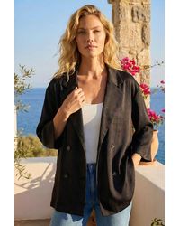 Roman - Relaxed Textured Blazer - Lyst