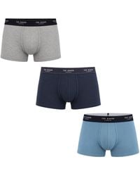 Ted Baker - 3-Pack Truuck Boxer Shorts Cotton - Lyst