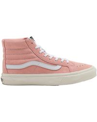 Vans - Sk8-Hi Slim Plimsolls Leather - Lyst
