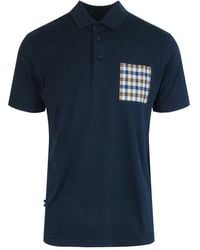 Aquascutum - Active Beach Sailor Check Polo Cotton - Lyst