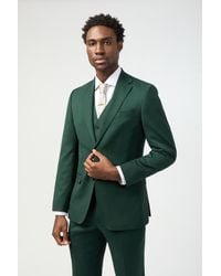 Alexandre Silver Label - Tailored Fit Italian Super 100''s Bottle Twill Jacket - Lyst
