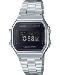 G-Shock - Retro Watch A168Wem-1Ef Stainless Steel (Archived) - Lyst
