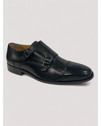 Chapman & Moore - Toe Cap Monk Leather Shoes - Lyst