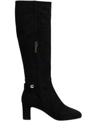 Dolce & Gabbana - Suede Knee High Boots - Lyst