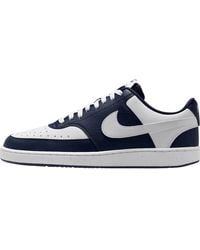 Nike - Court Vision Low Trainers Low Cut Lace Up Running Sneakers - Lyst