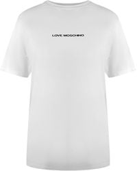 Moschino - Love Bold Logo T-Shirt Cotton - Lyst