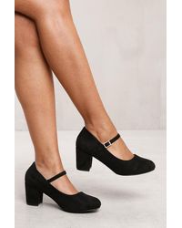 Where's That From - Wheres 'Eben' Block Heel Mary Jane Pumps - Lyst
