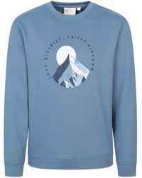 Mountain Warehouse - Regional Lake District Graphic Sweatshirt Crew Neck Comfy Pullover Cotton - Lyst