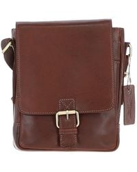 Ashwood Leather - Compact Flap Over Bag - Lyst
