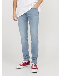 Jack & Jones - Jeans Skinny Slim Fit Denim - Lyst