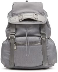 DIESEL - Accessories Nylon Mono Backpack In Grey - Lyst
