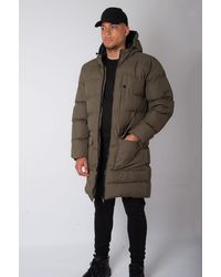 Soulstar - Ag04 Longline Padded Puffer Jacket - Lyst