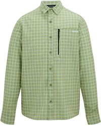 Regatta - Checked Insect Repellent Travel Shirt (Light Sage) - Lyst