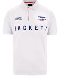 Hackett - Aston Martin Racing Polo Shirt Cotton - Lyst