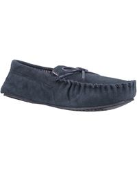 Hush Puppies - Clyde Suede Slippers Material_Suede - Lyst