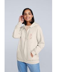 Mountain Warehouse - 'Maya' Graphic Hoodie Full Zip Cosy Warm Jumper Cotton - Lyst