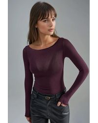 Hiccup - Boat Neck Cashmere Blend Ultra Lightweight Blouse - Lyst