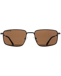 Lacoste - Rectangle Matte Light Gunmetal L277S - Lyst