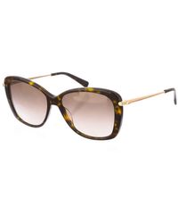 Longchamp - Womenss Lo616S Butterfly Shaped Acetate Sunglasses - Lyst
