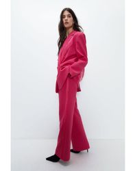 Warehouse - Kara Rose Tailored Fringed Trousers - Lyst