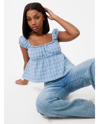 Pink Vanilla - Milkmaid Crop Top - Lyst
