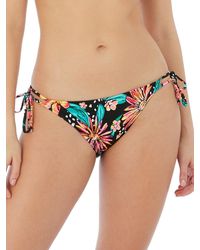 Freya - Wild Daisy Tie Side Bikini Brief Coloured Multi - Lyst