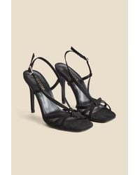 Sosandar - Strappy Square Toe Sandals - Lyst