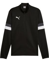 PUMA - Teamrise Quarter Zip Top (zwart) - Lyst
