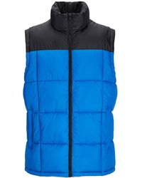 Jack & Jones - Sleeveless Quilted Gilet Jacket - Lyst