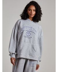Pink Vanilla - New York Varsity Hoodie - Lyst